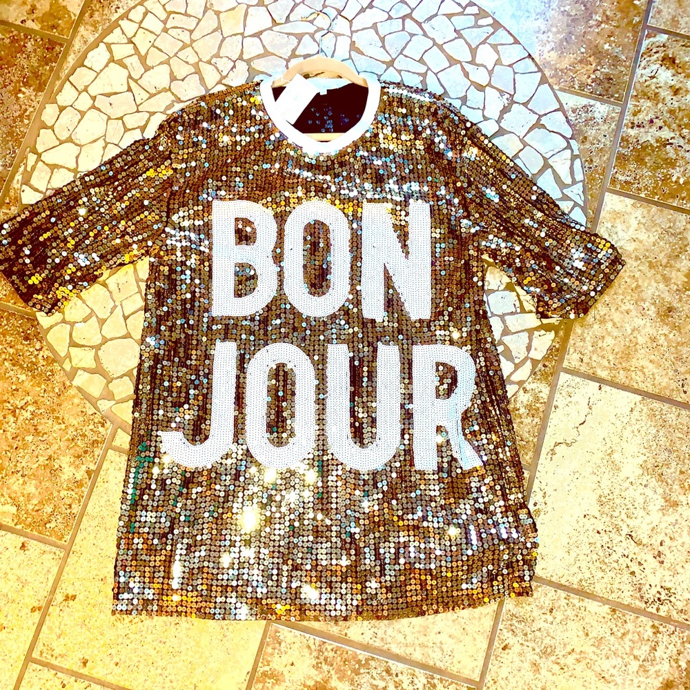 KMC USA Bonjour Tunic in Gold (NWT)